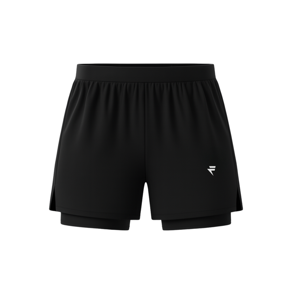 Short 2 en 1 avec compression intégrée